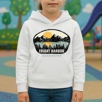Friday Harbor Washington Outdoors San Juan Vacation Kids Hoodie thumb 3