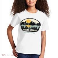 Friday Harbor Washington Outdoors San Juan Vacation Kids T-Shirt thumb 2