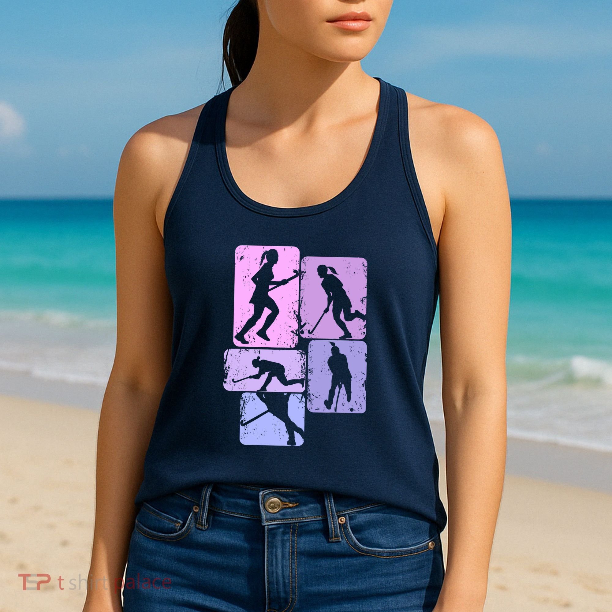 Field Hockey Wo Girl Women's Tank Top
