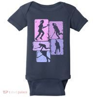 Field Hockey Wo Girl Baby Bodysuit thumb 0
