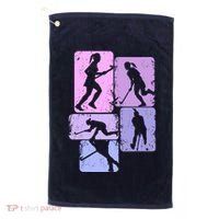Field Hockey Wo Girl Golf Towel thumb 0