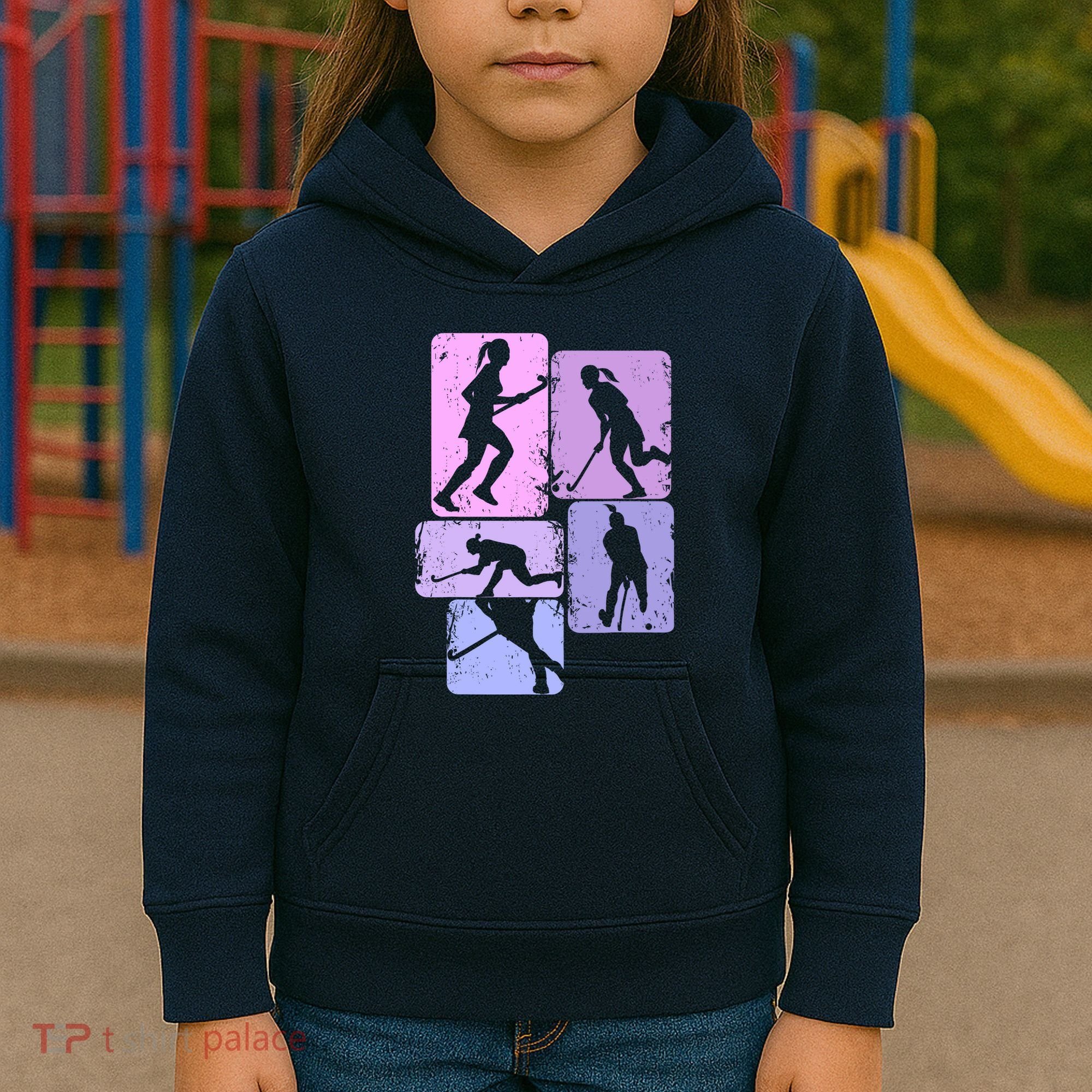 Field Hockey Wo Girl Kids Hoodie