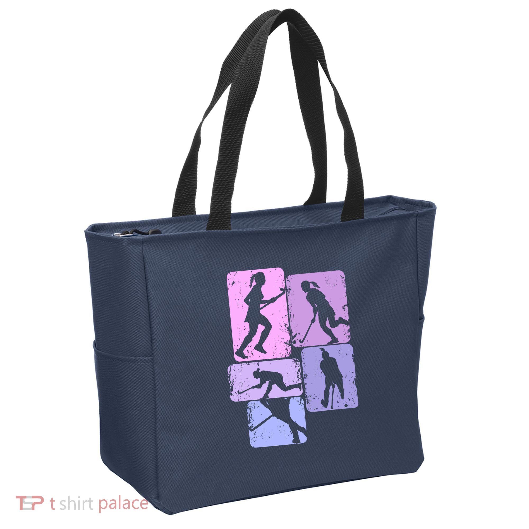 Field Hockey Wo Girl Tote Bag