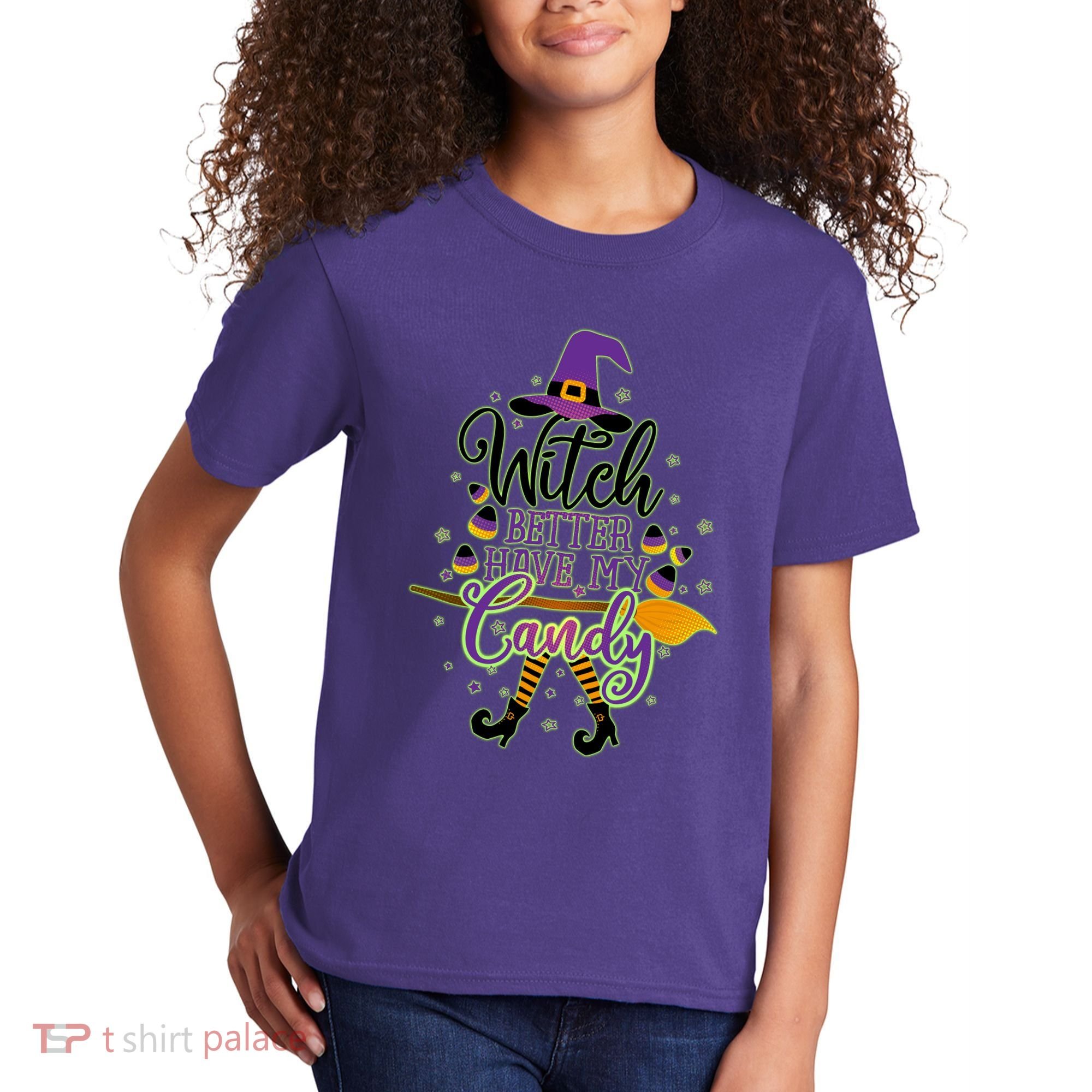 Funny Halloween Witch Better Have My Candy Kids T-Shirt