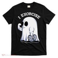 Funny Halloween Workout Ghost Exorcise Fitness Shirt T-Shirt thumb 0