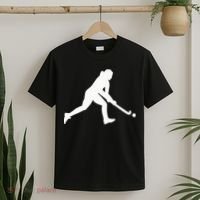 Field Hockey Woman Girl T-Shirt thumb 2