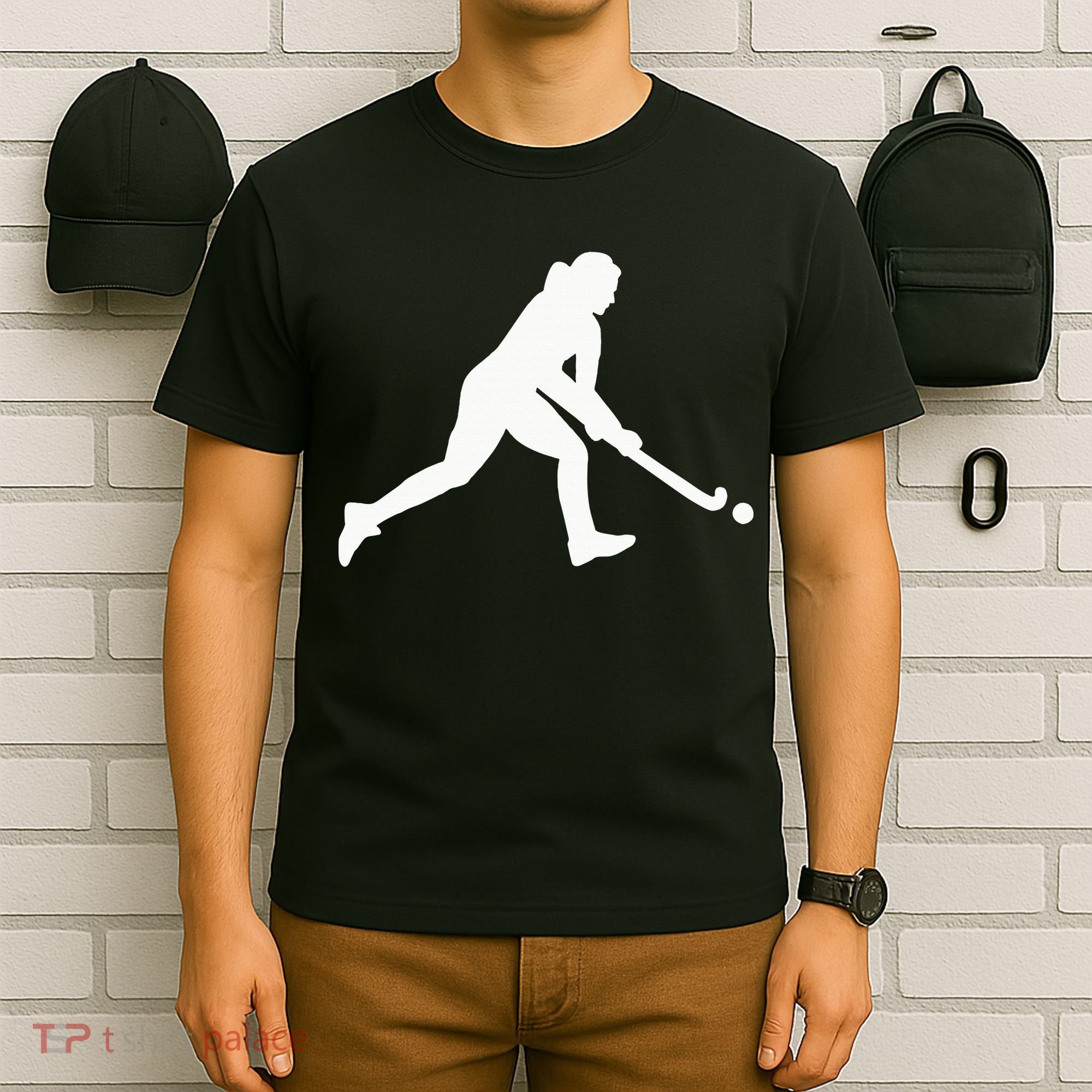 Field Hockey Woman Girl T-Shirt