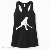 Field Hockey Woman Girl Women's Tank Top thumb 0