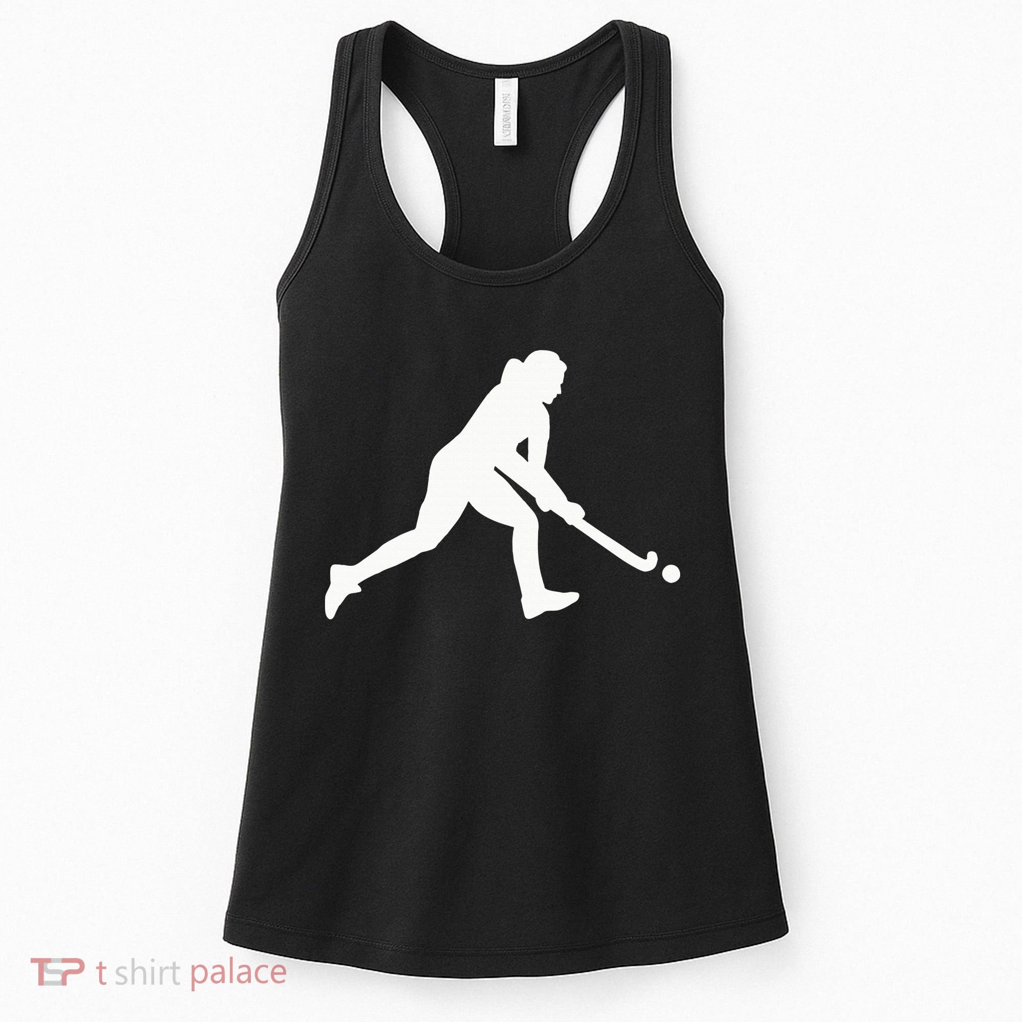 Field Hockey Woman Girl Women's Tank Top