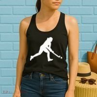 Field Hockey Woman Girl Women's Tank Top thumb 2