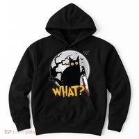 Funny Halloween What Killer Black Cat With Knife Hoodie thumb 0