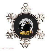 Funny Halloween What Killer Black Cat With Knife Ornament thumb 0
