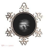 Fishing Hand With Reel Monochromatic Ornament thumb 0