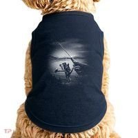 Fishing Hand With Reel Monochromatic Doggie Tank thumb 0