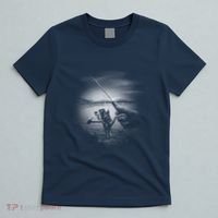 Fishing Hand With Reel Monochromatic T-Shirt thumb 5