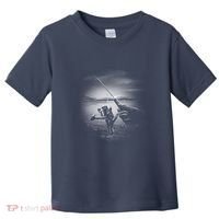 Fishing Hand With Reel Monochromatic Toddler T-Shirt thumb 0