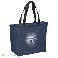 Fishing Hand With Reel Monochromatic Tote Bag thumb 2