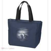 Fishing Hand With Reel Monochromatic Tote Bag thumb 3