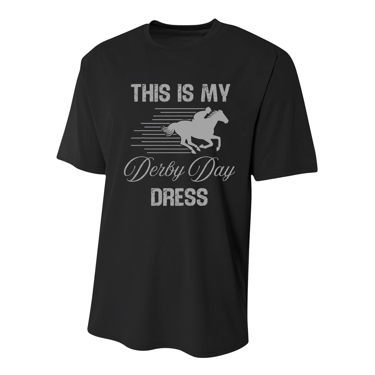 Fancy Hats Women This Is My Derby Day Dress Funny Youth Performance Sprint T-Shirt