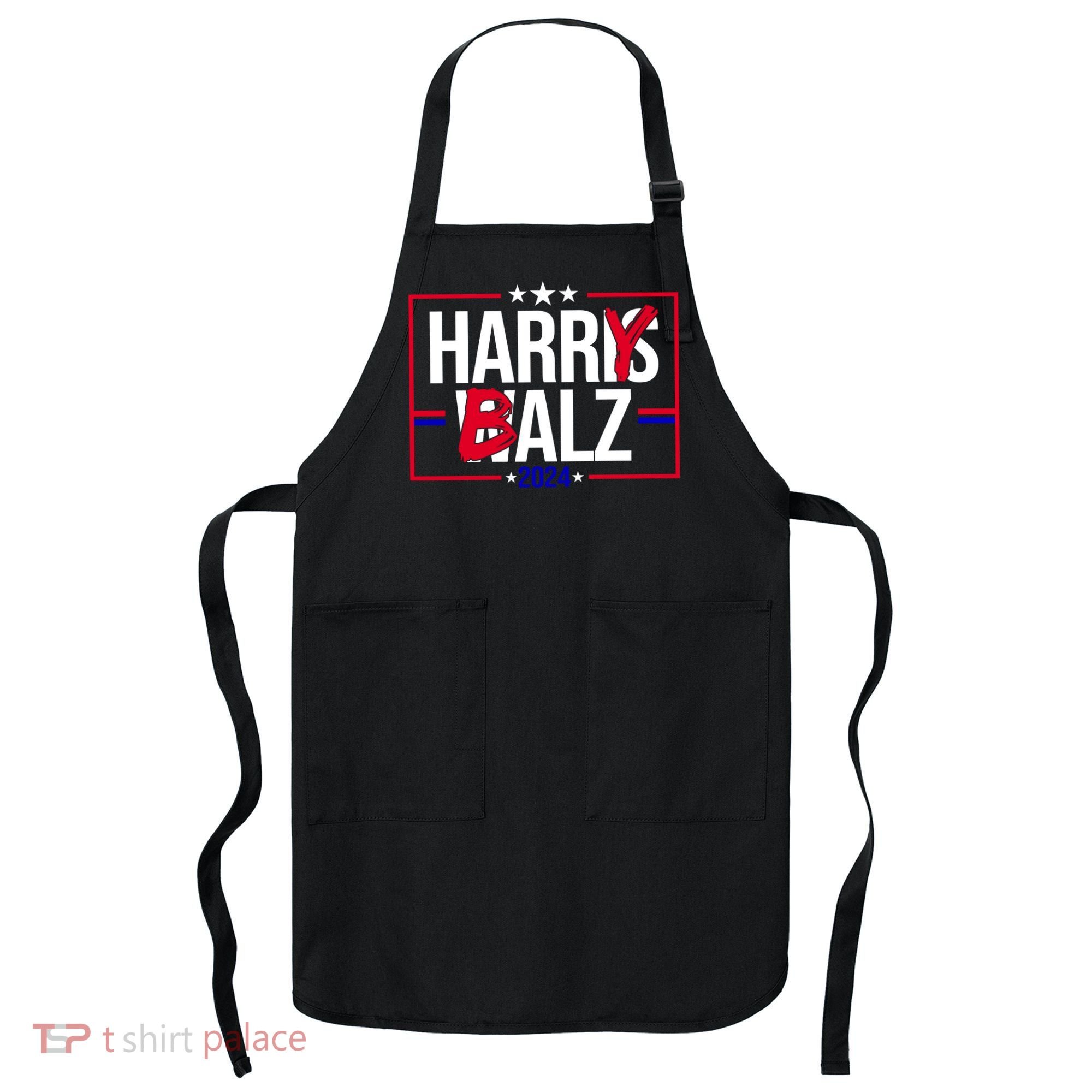 Funny Harris Walz 24 Harry Balz 2024 Political Meme Apron