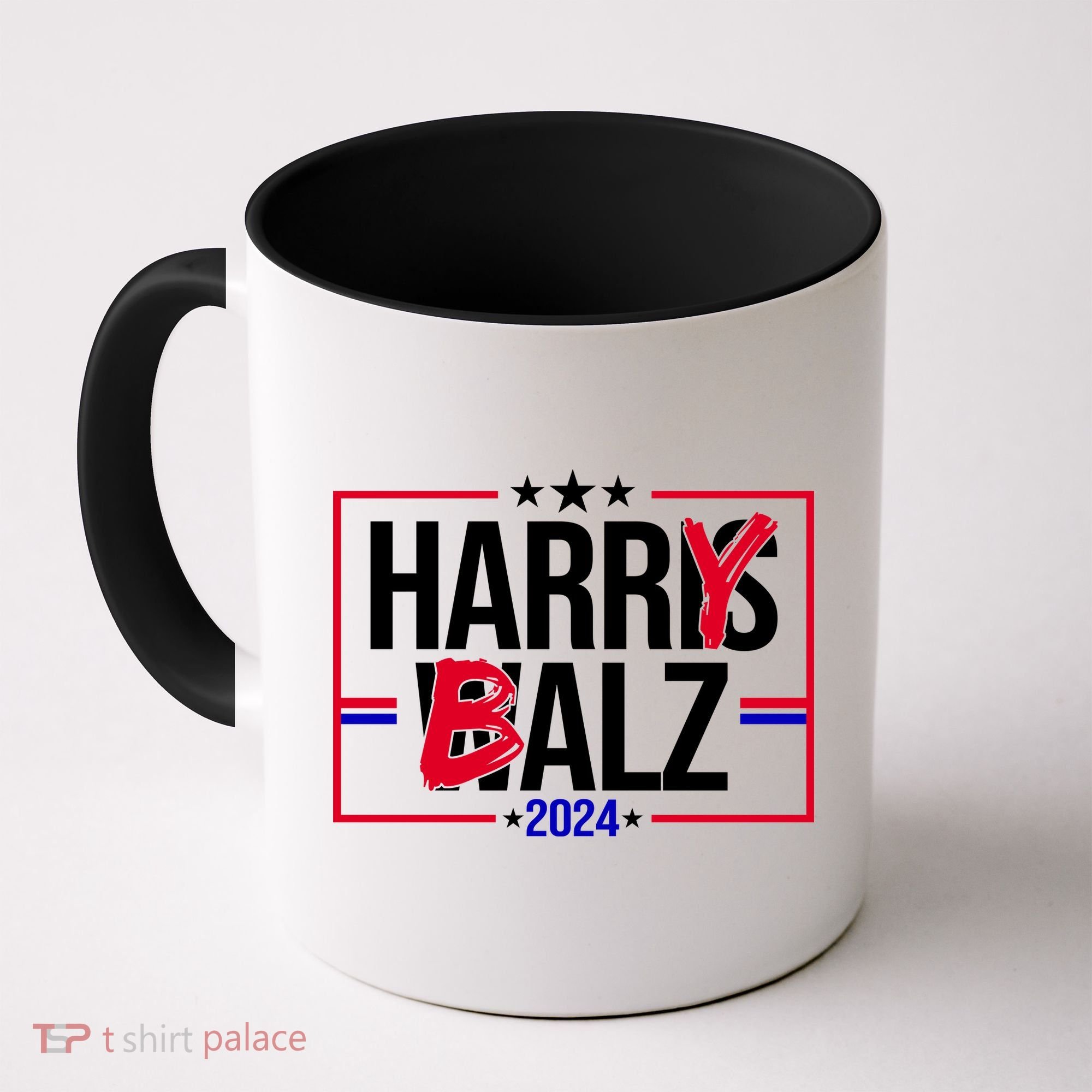 Funny Harris Walz 24 Harry Balz 2024 Political Meme Coffee Mug