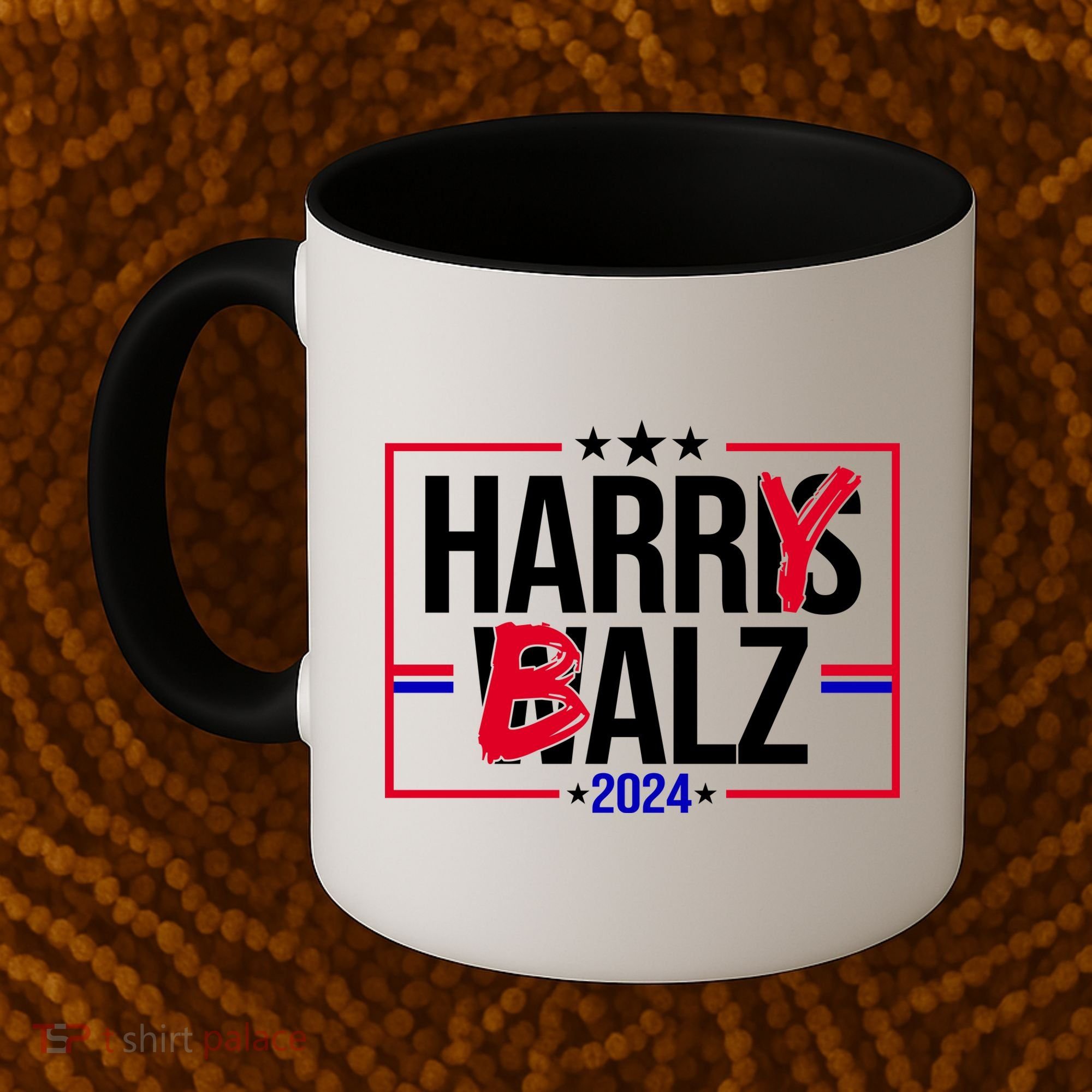 Funny Harris Walz 24 Harry Balz 2024 Political Meme Coffee Mug
