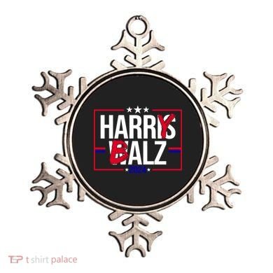 Funny Harris Walz 24 Harry Balz 2024 Political Meme Ornament