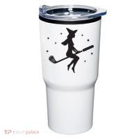 Funny Halloween Witch Golf Stick Women Golfer Golfing Vneck Tumbler thumb 0