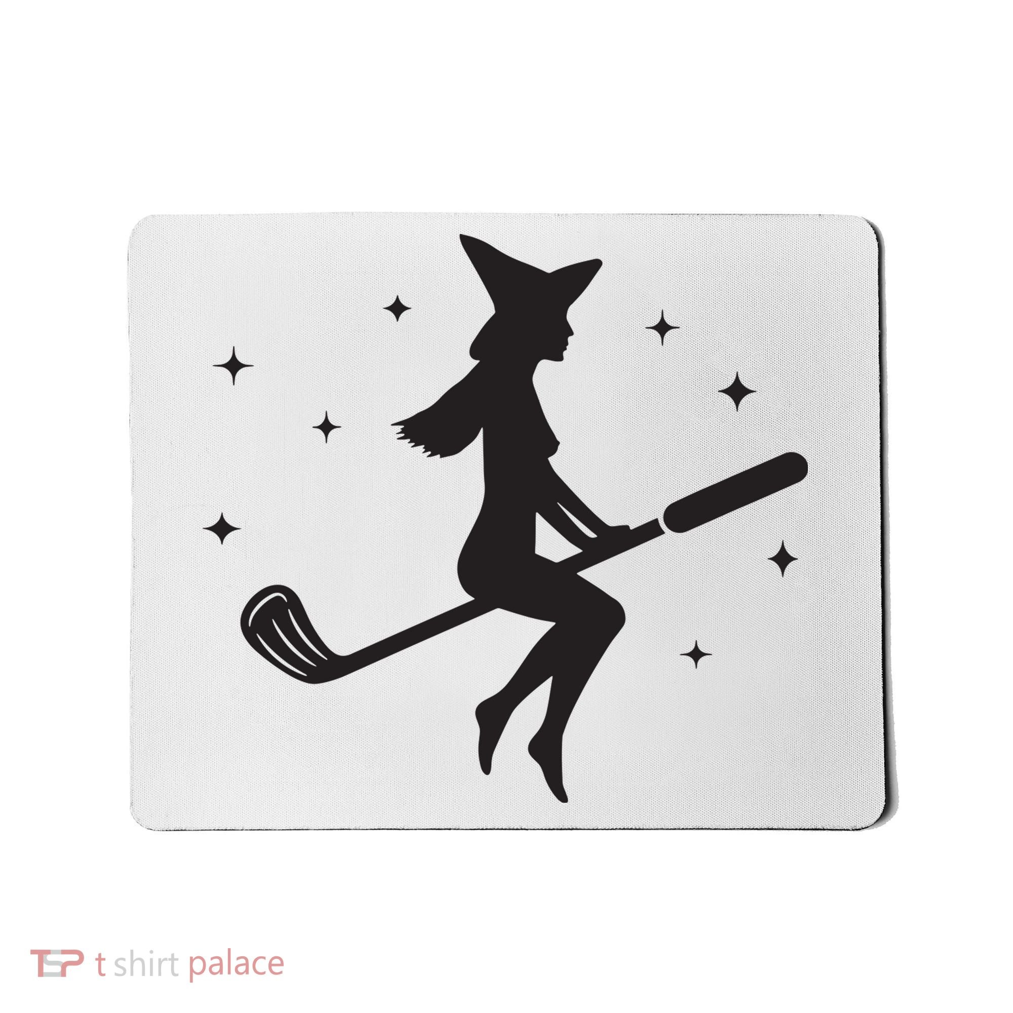 Funny Halloween Witch Golf Stick Women Golfer Golfing Vneck Mousepad
