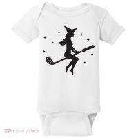 Funny Halloween Witch Golf Stick Women Golfer Golfing Vneck Baby Bodysuit thumb 0