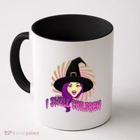 Funny Halloween Witch I Smell Children Coffee Mug thumb 0