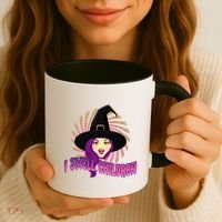 Funny Halloween Witch I Smell Children Coffee Mug thumb 3
