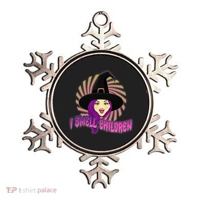 Funny Halloween Witch I Smell Children Ornament