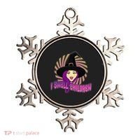 Funny Halloween Witch I Smell Children Ornament thumb 0