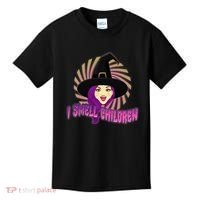 Funny Halloween Witch I Smell Children Kids T-Shirt thumb 0