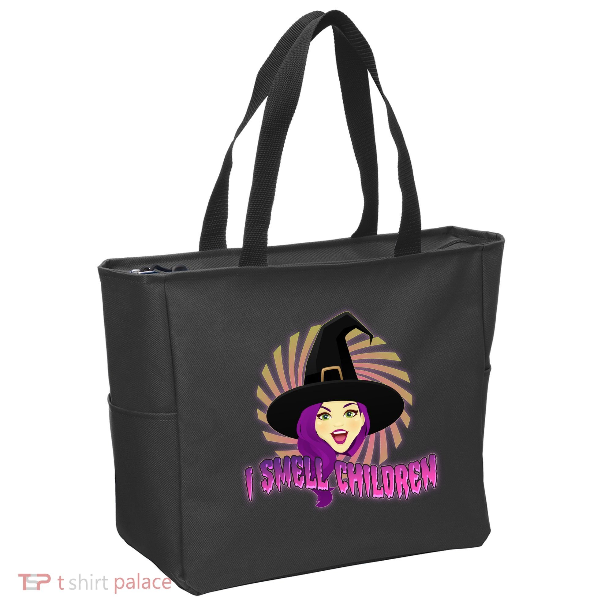 Funny Halloween Witch I Smell Children Tote Bag