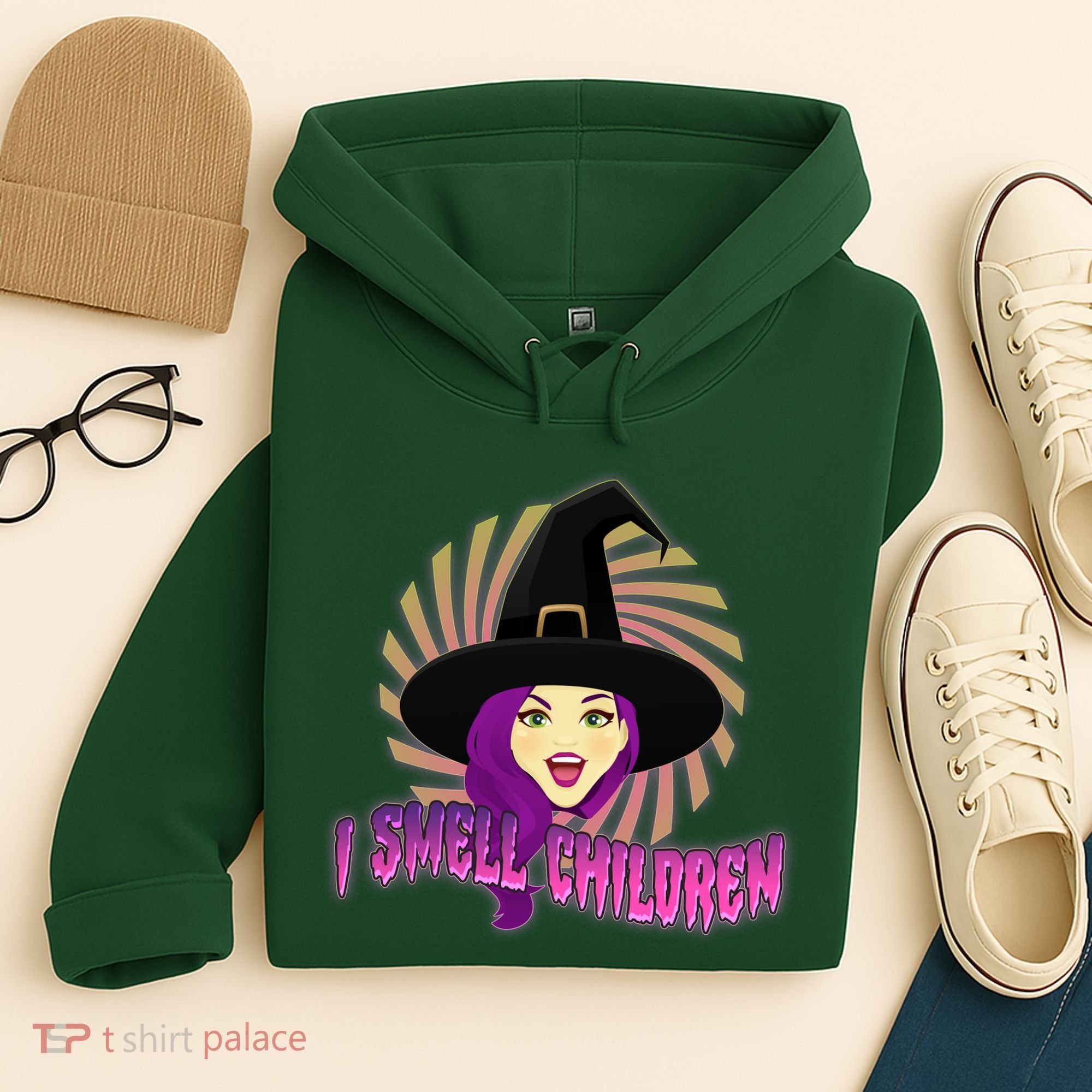 Funny Halloween Witch I Smell Children Hoodie