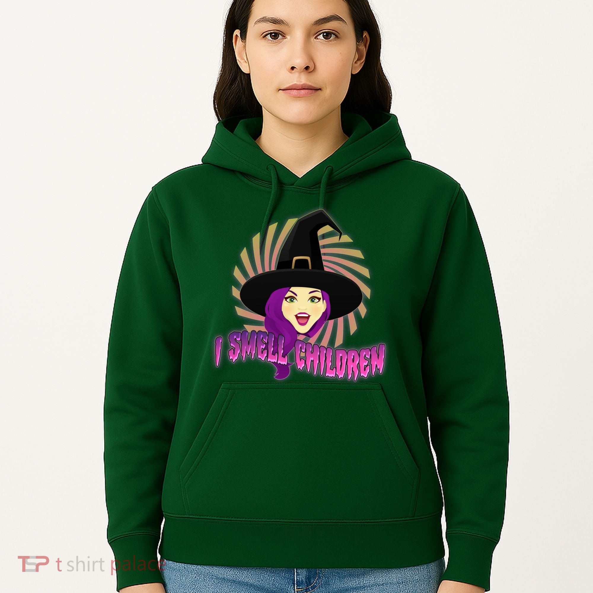 Funny Halloween Witch I Smell Children Hoodie