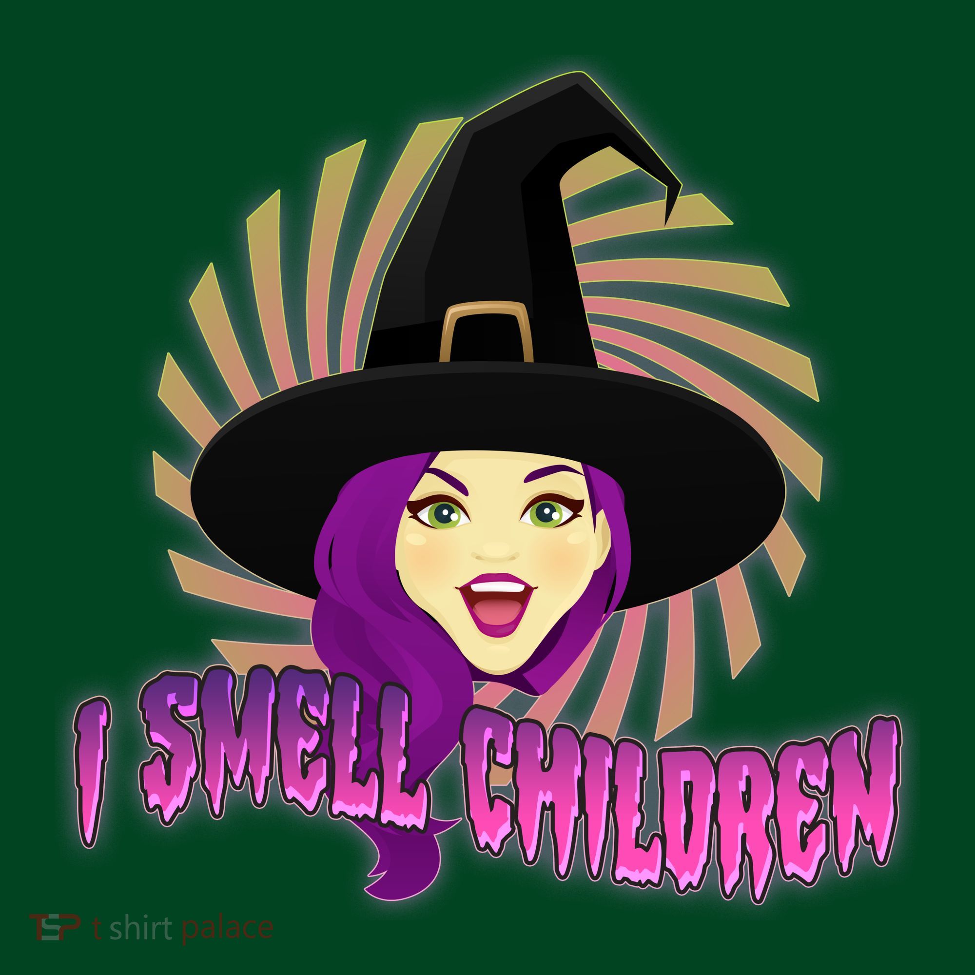 Funny Halloween Witch I Smell Children Apron