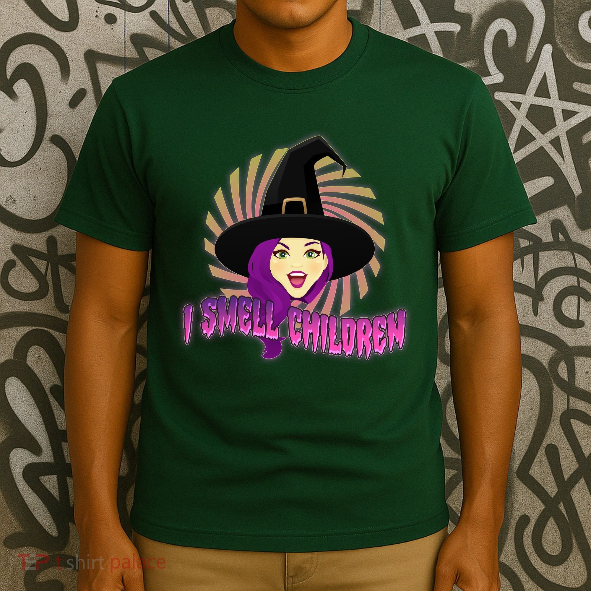 Funny Halloween Witch I Smell Children T-Shirt