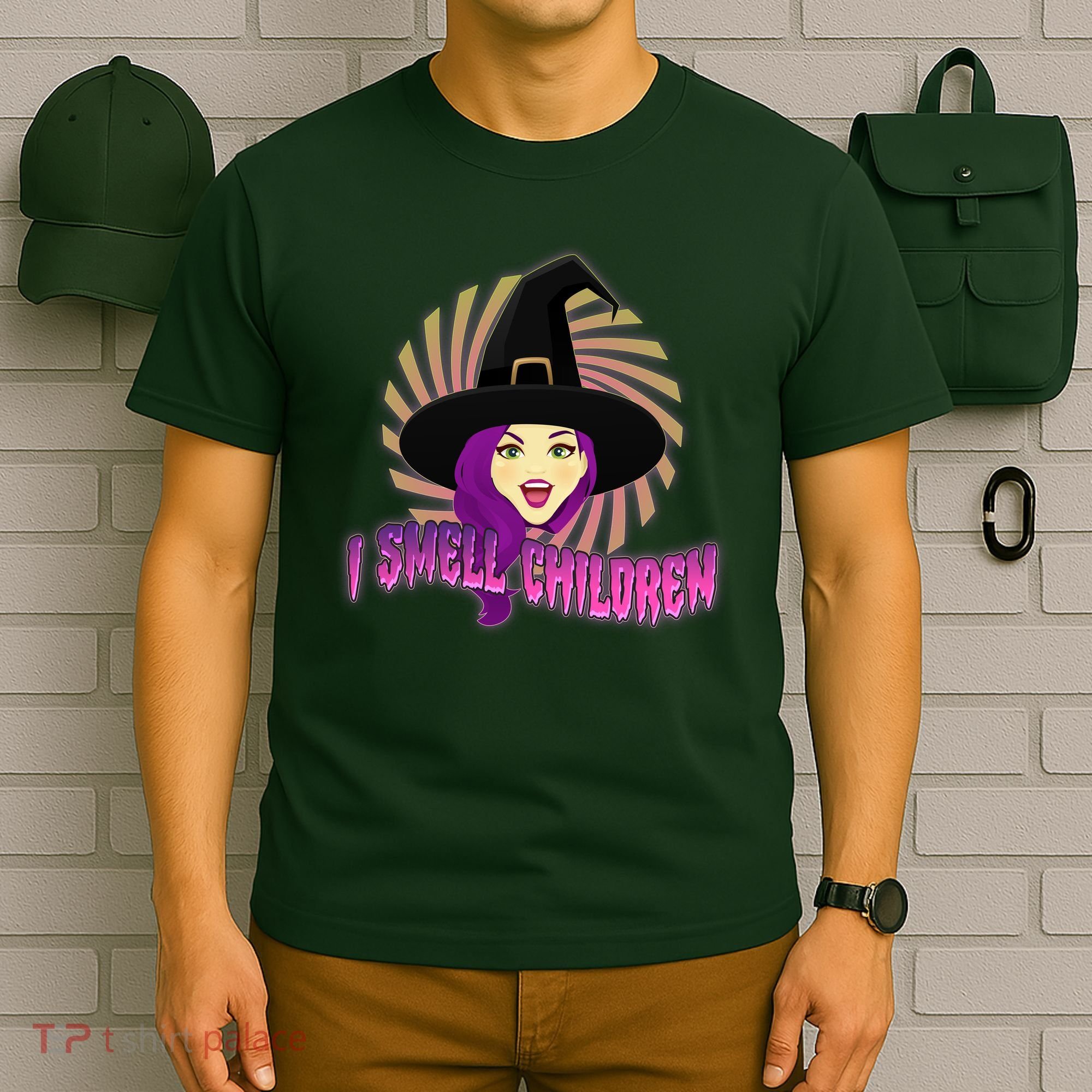 Funny Halloween Witch I Smell Children T-Shirt