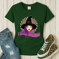 Funny Halloween Witch I Smell Children Women's T-Shirt thumb 3