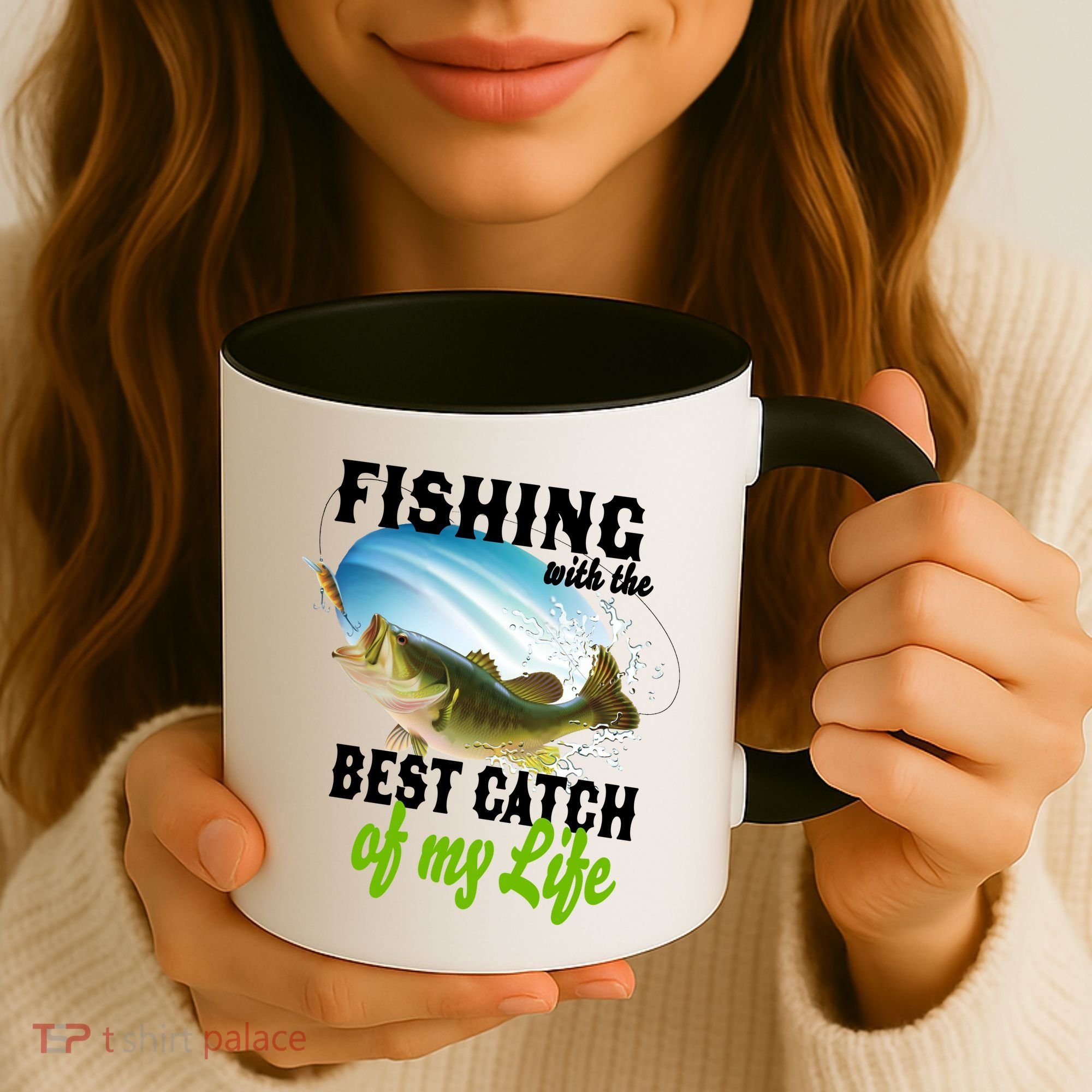 Fishing Husband Wife Marriage Coffee Mug