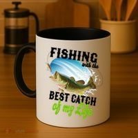 Fishing Husband Wife Marriage Coffee Mug thumb 4
