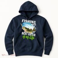 Fishing Husband Wife Marriage Hoodie thumb 0