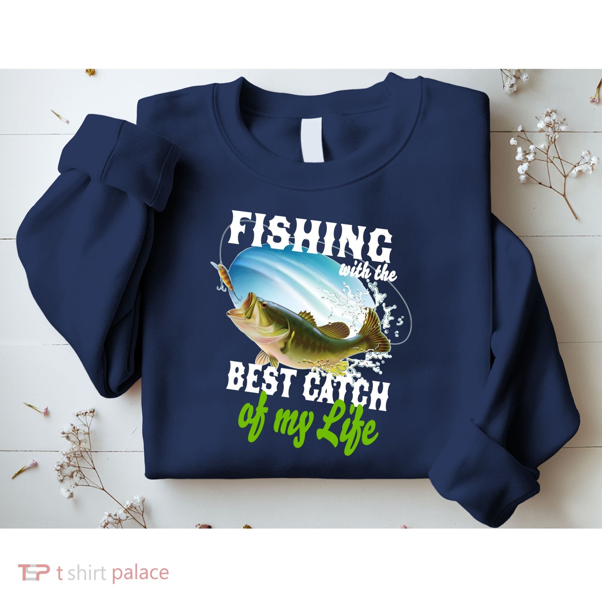 Fishing Husband Wife Marriage Sweatshirt
