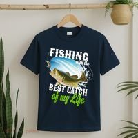 Fishing Husband Wife Marriage T-Shirt thumb 2