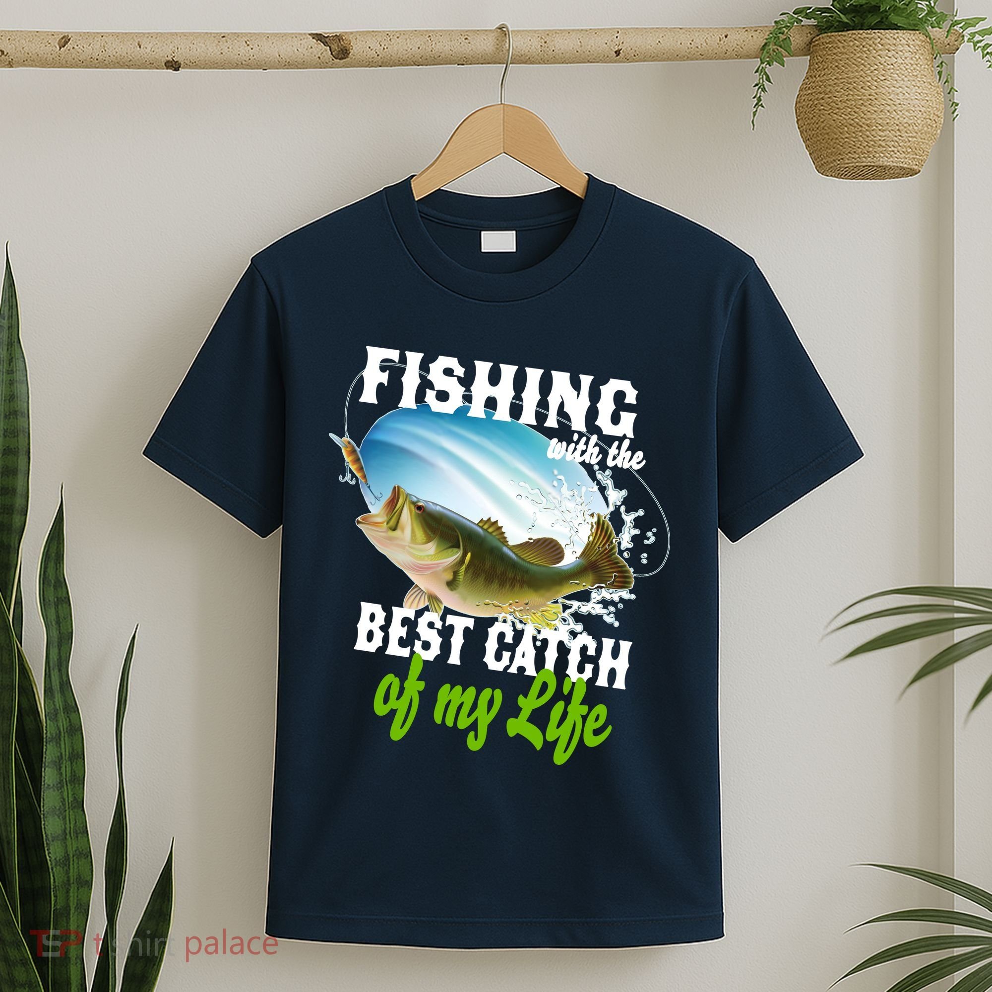 Fishing Husband Wife Marriage T-Shirt