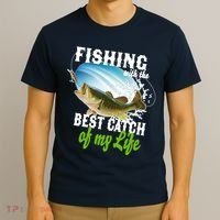 Fishing Husband Wife Marriage T-Shirt thumb 3
