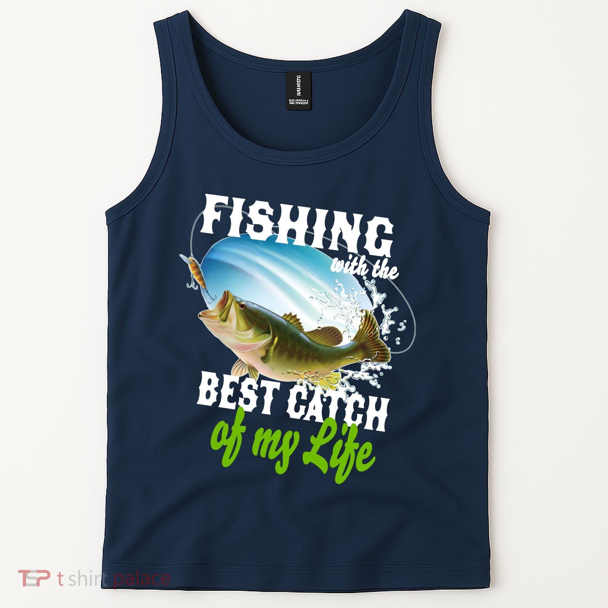 Fishing Husband Wife Marriage Tank Top